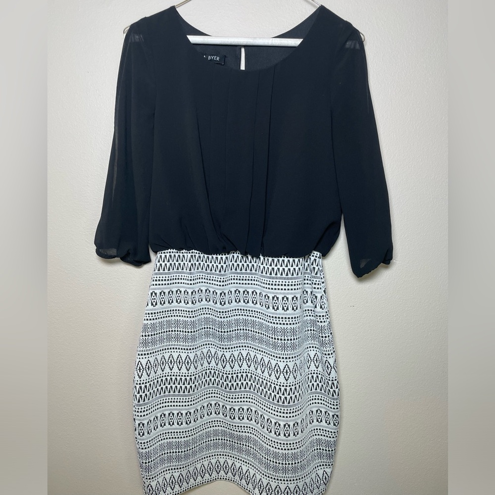 A BYER Cold Shoulder Dress size SMALL